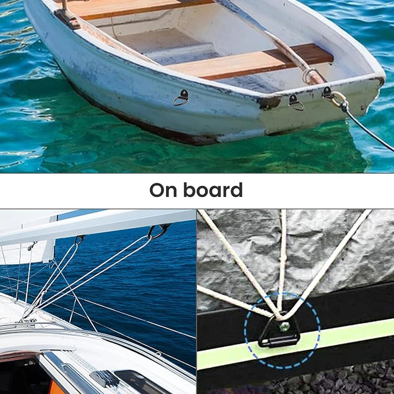 Hook V-shaped D-pull Ring Metal Hooks Truck Trailer Car Compartment Triangular Rope Hook Cargo Fastening Anchor Peaceful Pleasures Health and Wellness
