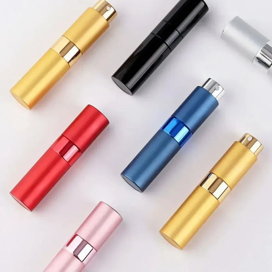 Portable Aluminum Refillable Travel Perfume Spray Bottle Refillable Perfume Bottle Peaceful Pleasures Health and Wellness