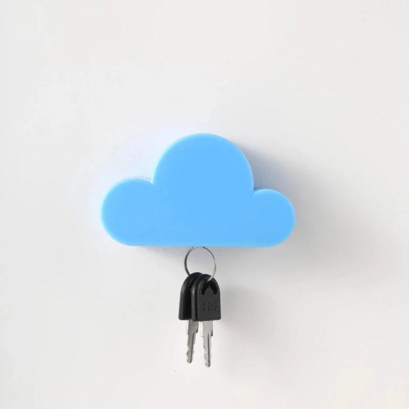 Cloud Magnetic Key Holder – No-Drill Wall Key Organizer