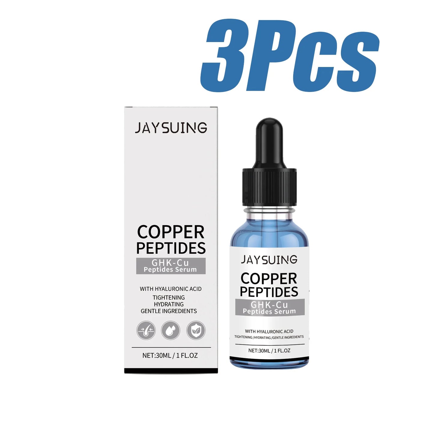 Copper Peptide & Hyaluronic Acid Face Serum | Firm & Hydrate