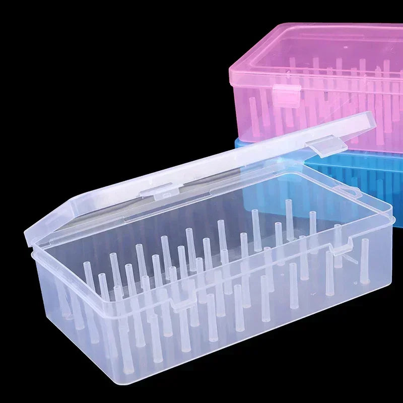 New Sewing Thread Box 42 Pieces Spools Bobbin Carrying Case Container Holder Craft Spool Organizing Case Sewing 24 Spools Peaceful Pleasures Health and Wellness