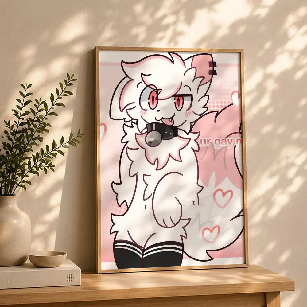 Meme B-Boykissers Poster HD Self Adhesive Waterproof Wall Art Ideal for Home Office Dorm Bedroom Great Gift Peaceful Pleasures Health and Wellness White4 40X50cmNoframe
