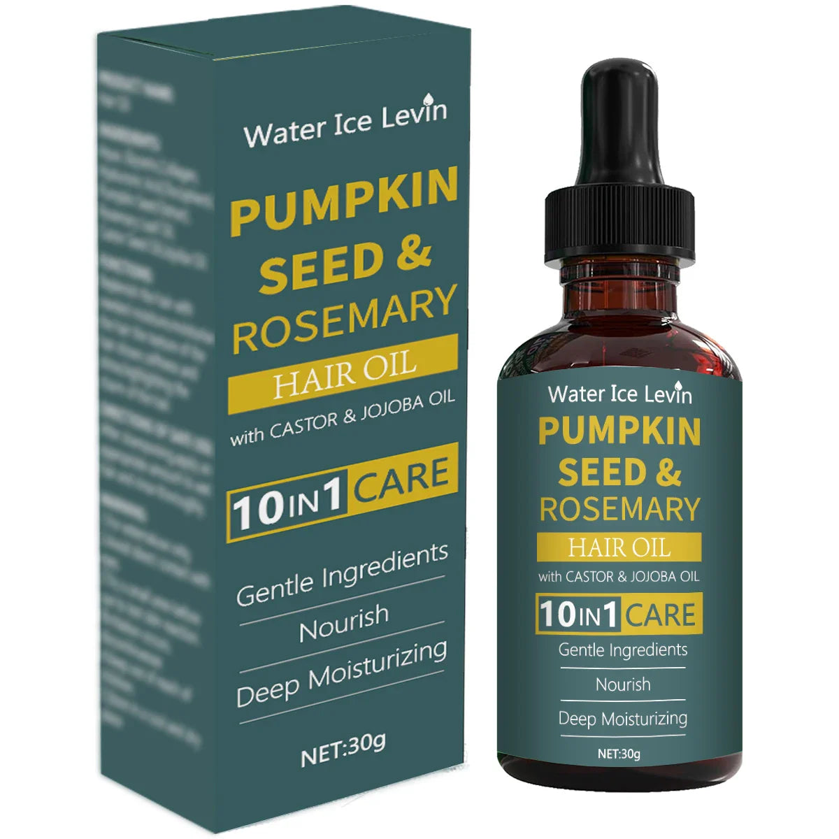 Pumpkin Seed & Rosemary Hair Oil – 10-in-1 Nourishing