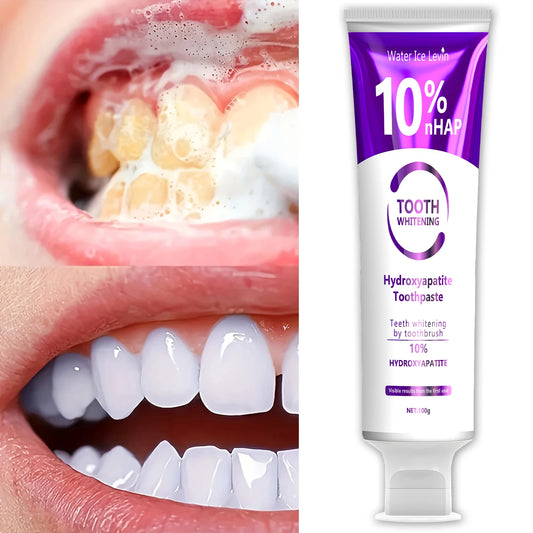 Hydroxyapatite Whitening Toothpaste 10% HAp – Visible Results Whitening Toothpaste Peaceful Pleasures Health and Wellness