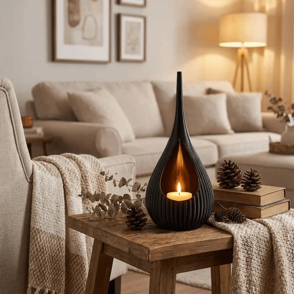 3D Printed Teardrop Cone Candle & Incense Holder | Wedding Decor