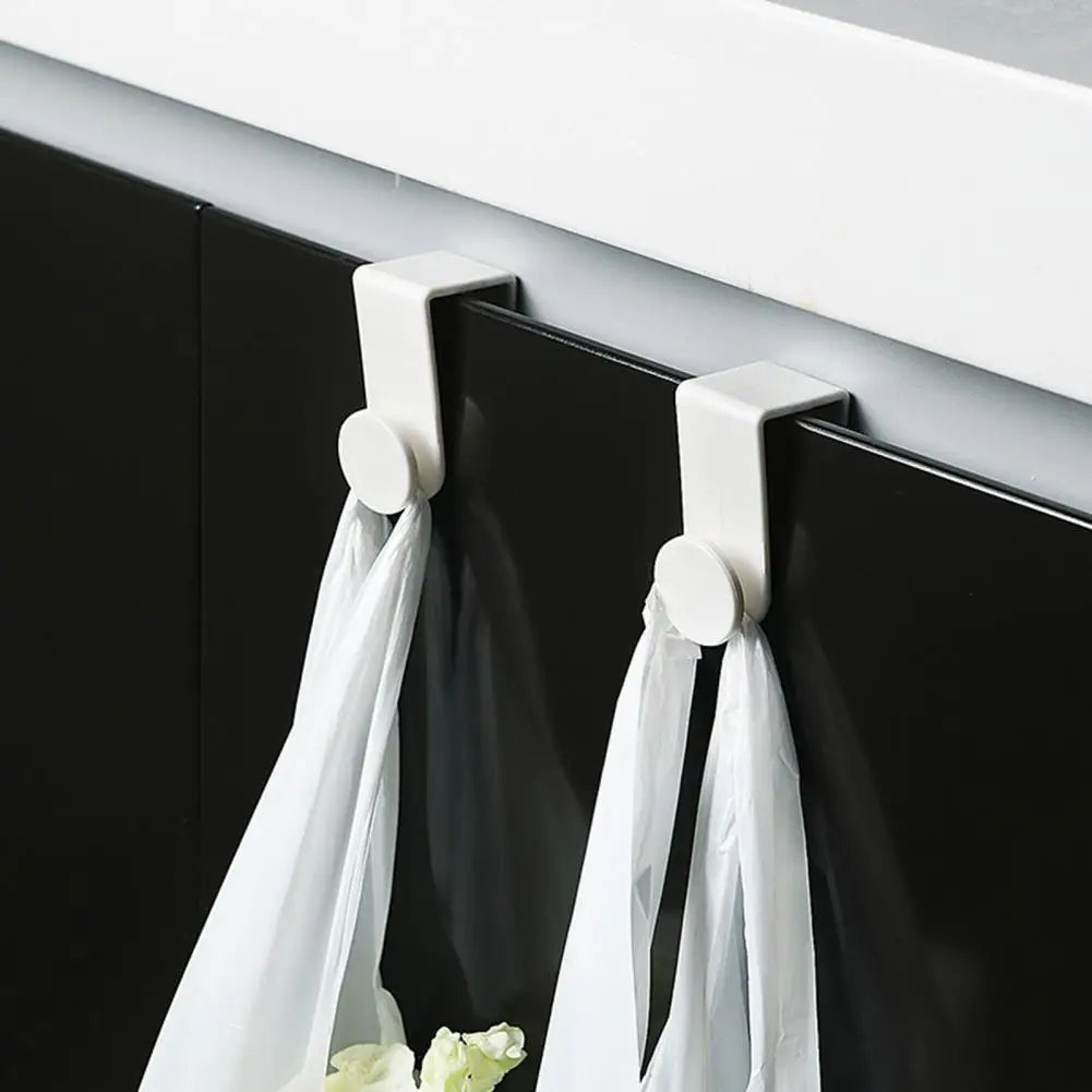 2/4Pcs Simple No Drilling Multifunctional Clothes Hanger Over The Door Cabinet Door Hook for Indoor Cabinet Door Hook door hook Peaceful Pleasures Health and Wellness