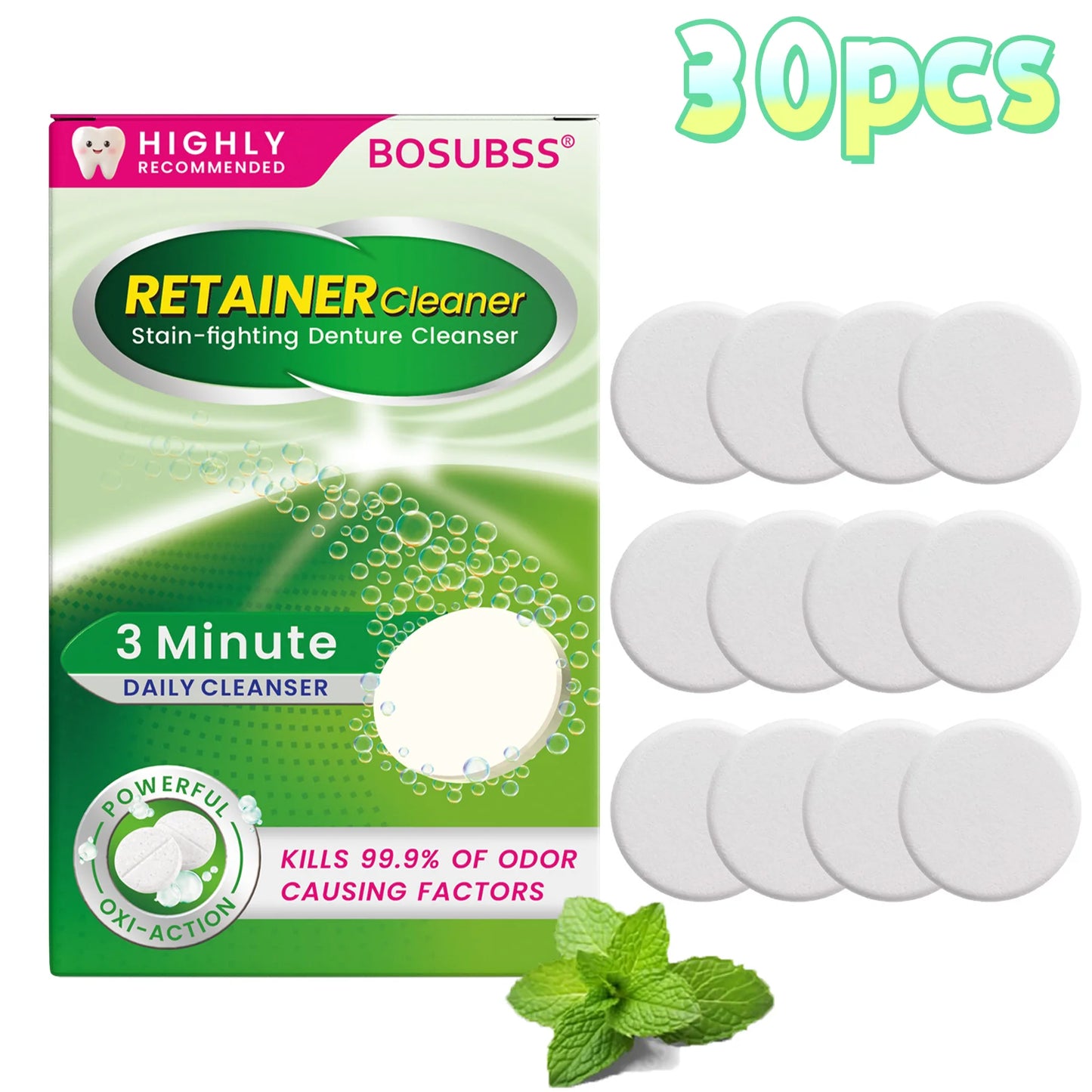 Denture Cleaning Tablets for Retainers, Guards & Braces