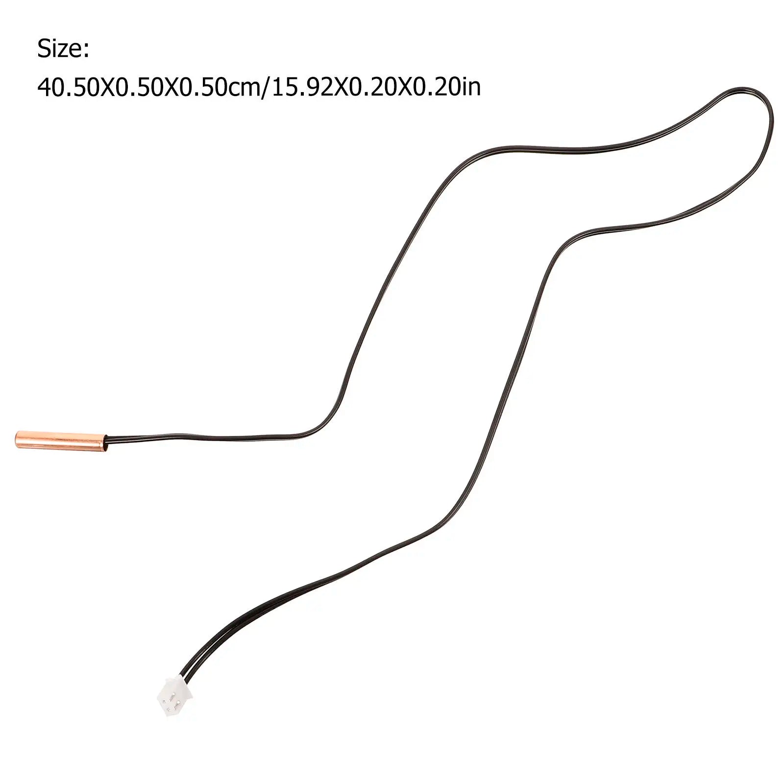 2pcs Air Conditioner Temperature Sensor 10K Copper Head Thermistor Probe 39Cm Replacement For Ac Thermostat Repairing Supply Peaceful Pleasures Health and Wellness