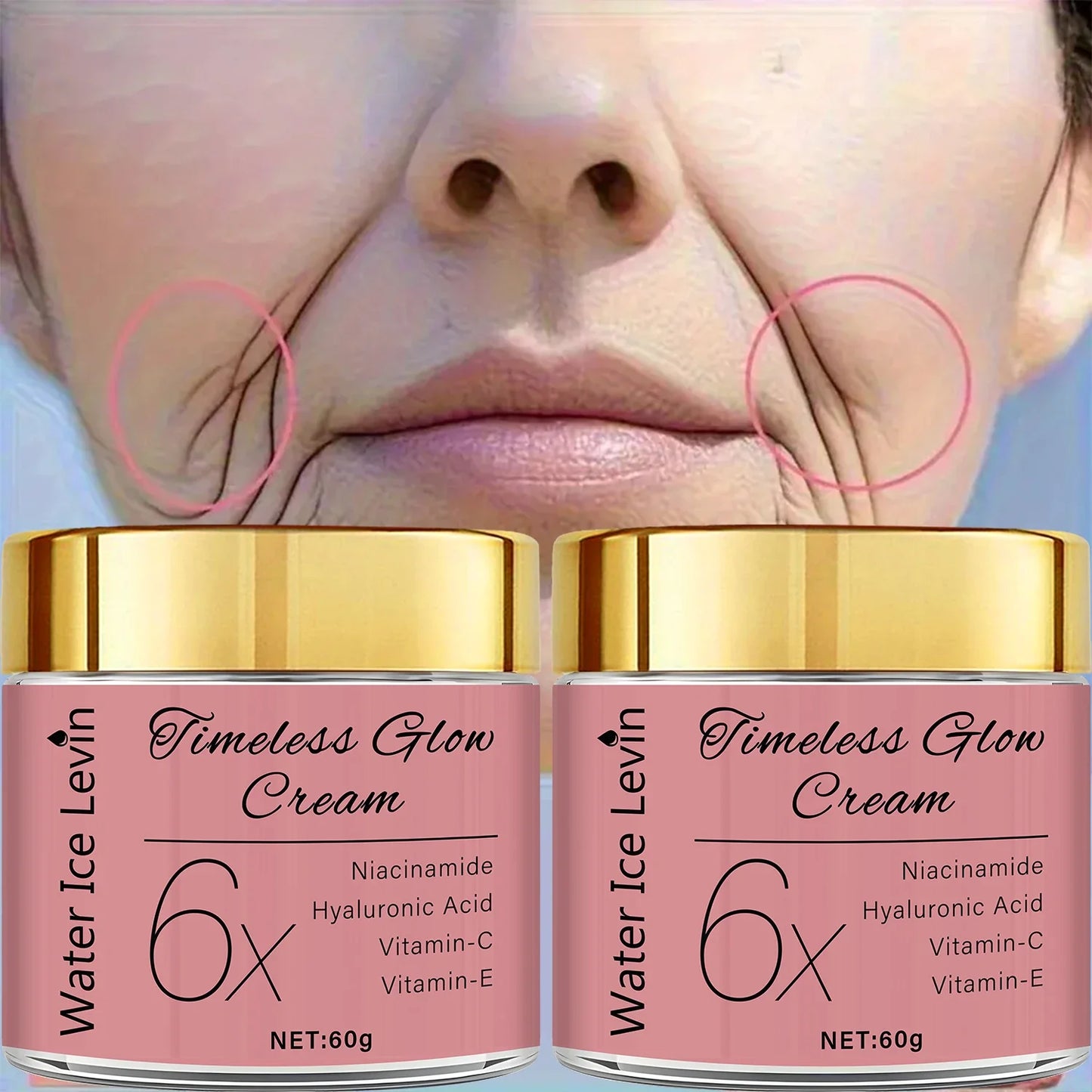Timeless Glow Face Cream – Niacinamide, Hyaluronic Acid & Vitamin C