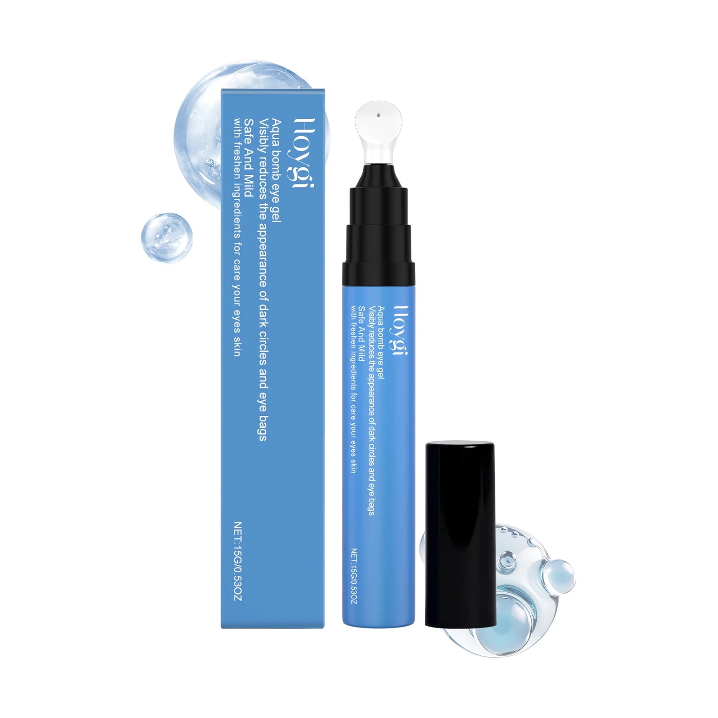 Refreshing Eye Gel for Reducing Dark Cicles and Eye Bags Relieve Tiredness Brighten Eye Area Anti Eye Bags Nicotinamide Eye Care Peaceful Pleasures Health and Wellness 15g boxed