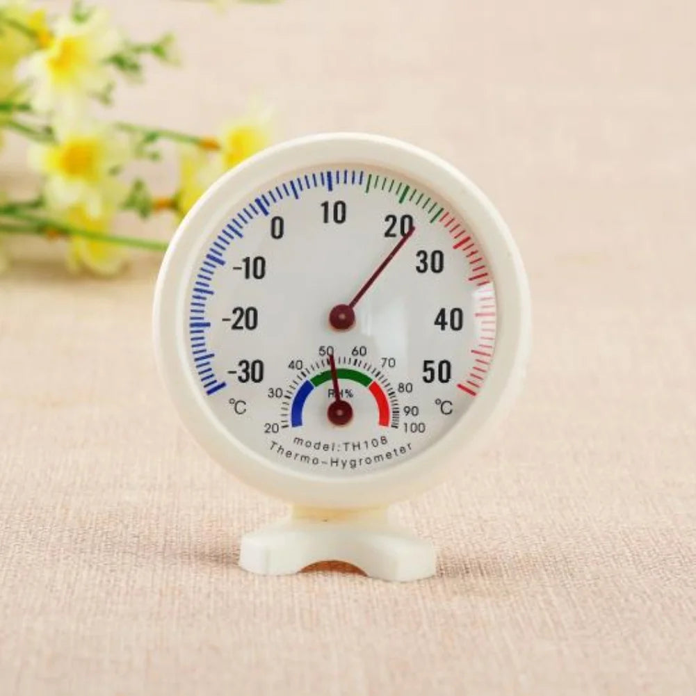 Bell-shaped Analog Hygrometer Temperature Gauge Indoor Outdoor Wet