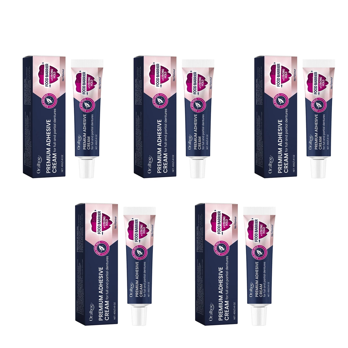 Dental Adhesive Cream – Denture Fixative & Stabilizer 40g