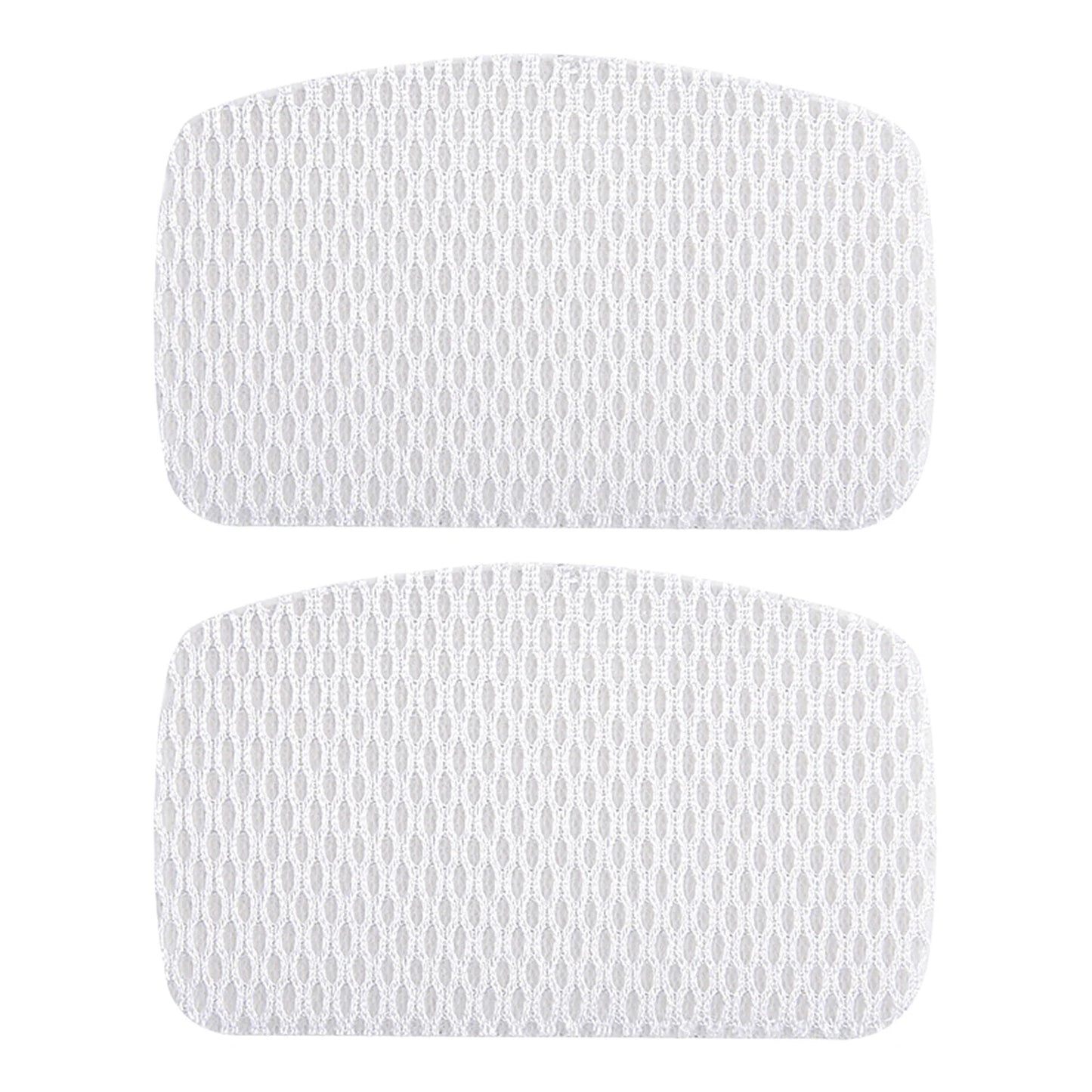 Self Adhesive Shoe Repair Patches 2PCS Invisible Sneaker Mesh Liner Reinforcement Anti Slip Heel Protector For Shoes Peaceful Pleasures Health and Wellness WHITE