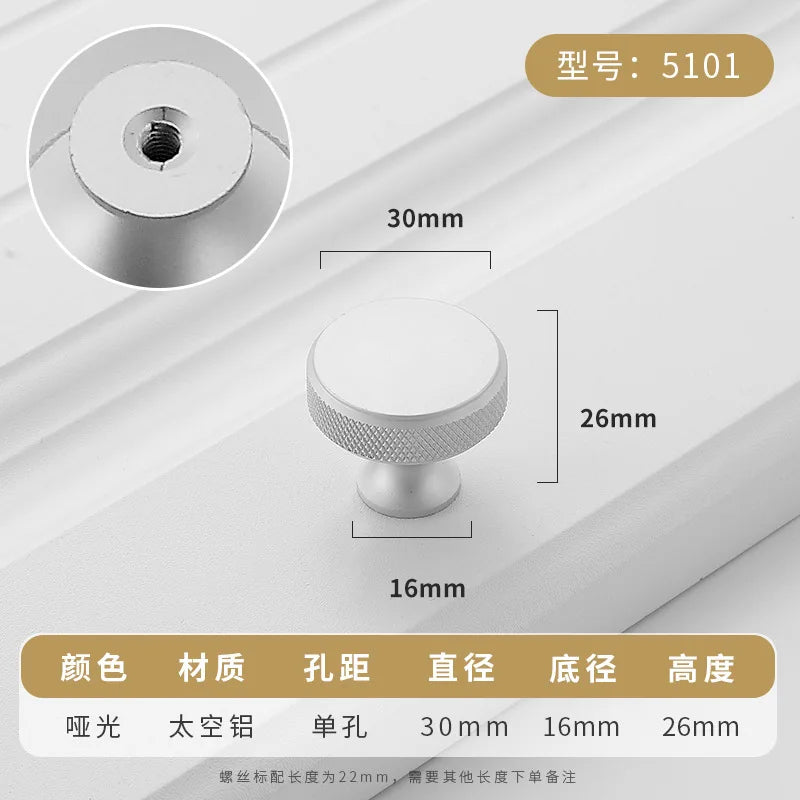 Black Aluminium Cabinet Knobs & Drawer Pulls | Modern Hardware