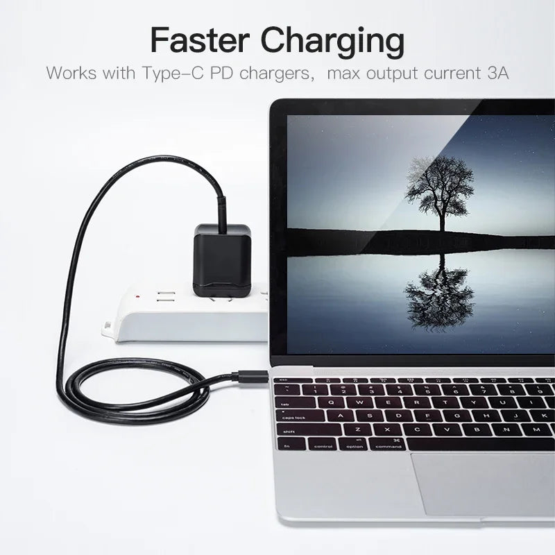 PD 100W USB-C to USB-C Fast Charge Cable – iPhone & Android