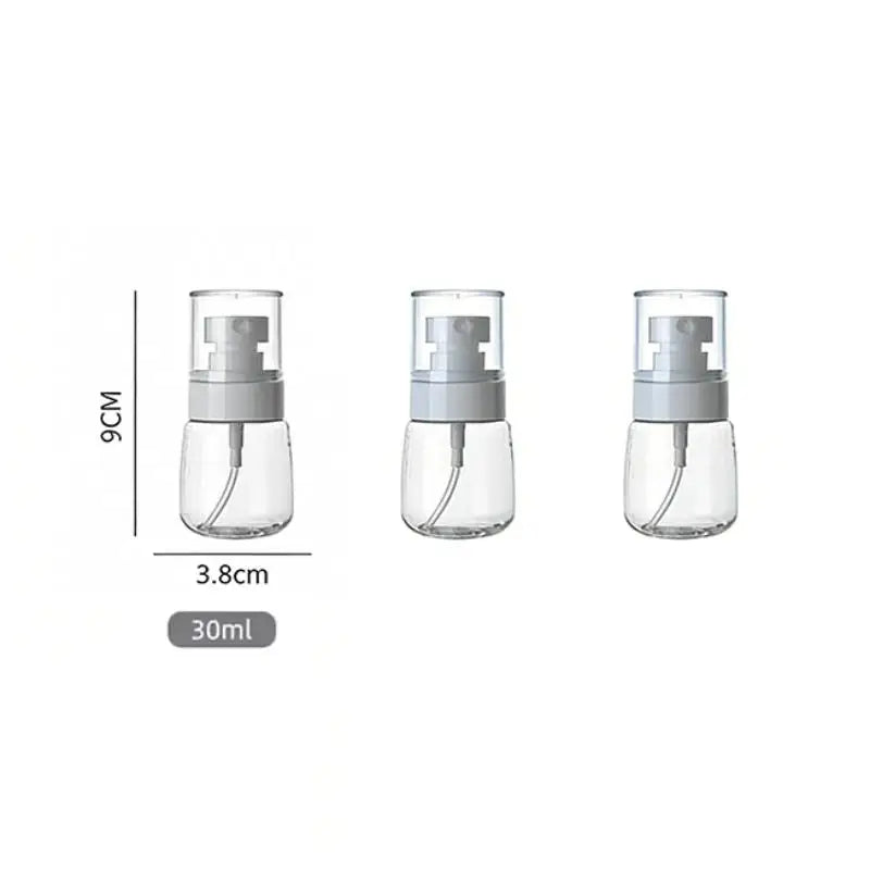 3-Piece Small Spray Bottle Travel Fine Mist Mini Empty Spray Bottle Leak-Proof Refillable For Toner Facial And Hair Spray Peaceful Pleasures Health and Wellness 30ML