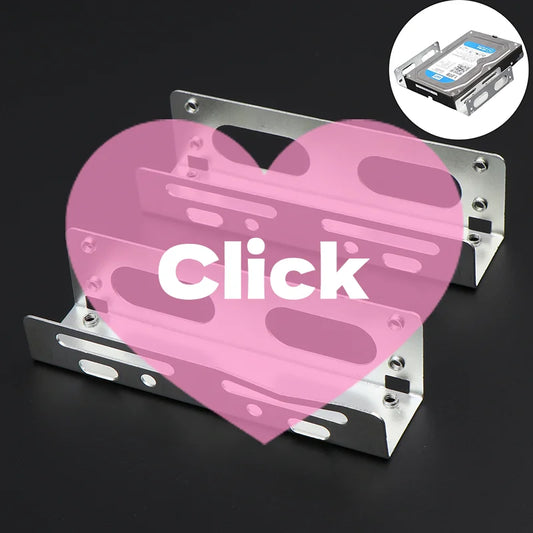 3.5" to 5.25" Drive Bay Bracket for HDD, SSD & M.2 – 2 Pack Drive Bay Bracket Oasis Select Default Title