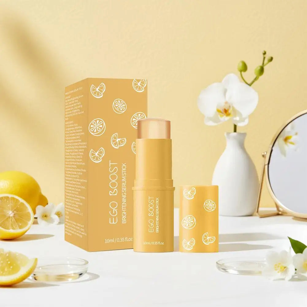10ml Original Moisturizing Stick Improves Skin Tone Brightens Facial Luster Dry Peeling Skin Ego Boost Brightening Serum Stick Peaceful Pleasures Health and Wellness
