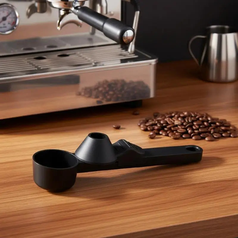 Versatile Sliding Leakproof Coffee Scoop Reusable Protein Powder Spoon Funnel For Milk Supplements Kitchen Gadgets Peaceful Pleasures Health and Wellness