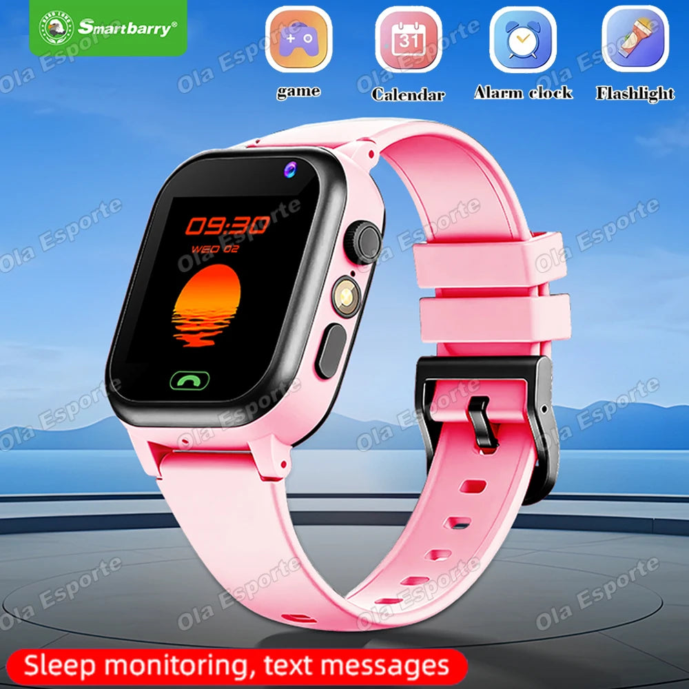 Kids Smart Watch GPS SOS Video Call Camera Waterproof Gift