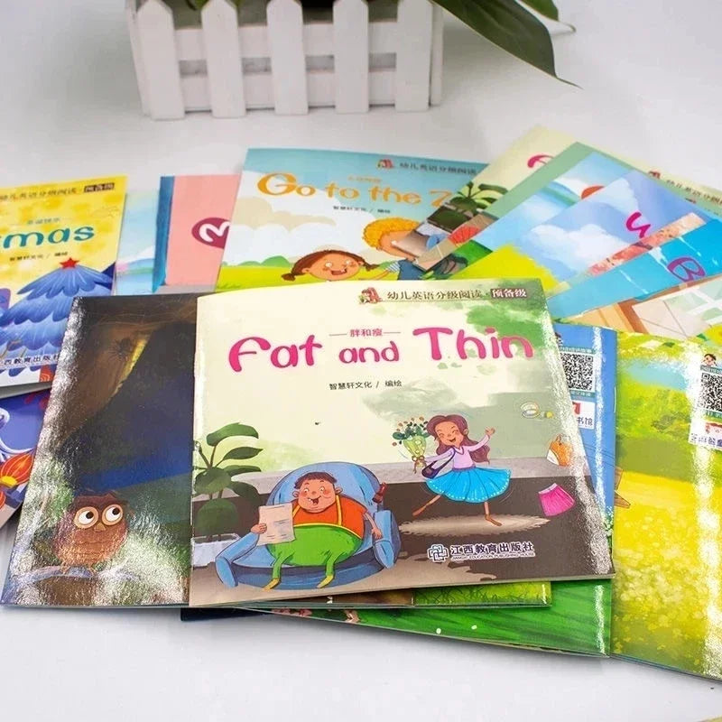 60 Books Children's English Early Learning Picture Book Graded