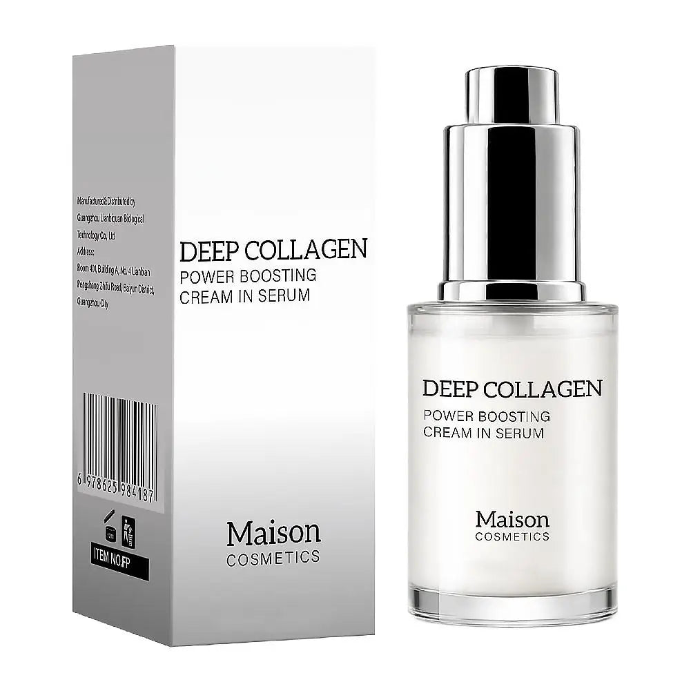 Collagen Essence Serum High Concentration Deep Nourish Moisturizing Repair Skin Elasticity Glow Intensive Hydrate Peaceful Pleasures Health and Wellness 1pcs