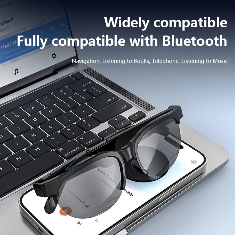 COTAUL AI Smart Glasses Bluetooth 5.3 Translation & Music