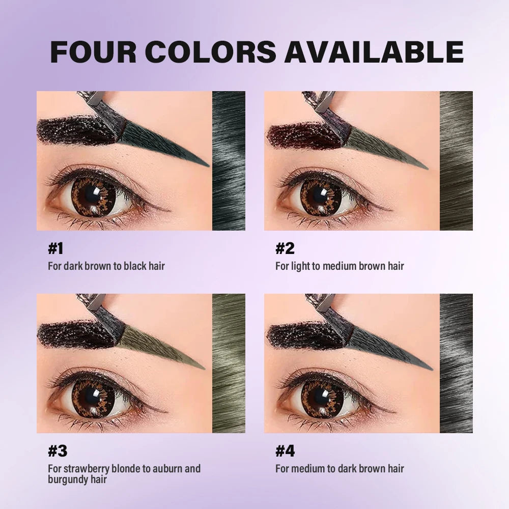 Waterproof Tattoo Peel Off Eyebrow Gel Tint long-lasting Semi Permanent Brow Tint Transfer-proof Defined Looking Brows Cosmetics Peaceful Pleasures Health and Wellness