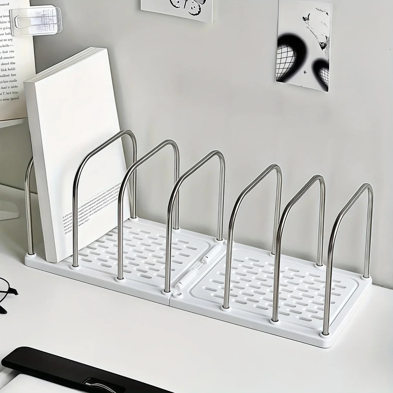 New Book Storage Box Student Desk Book Stand Bookshelf Drawer Pen Holder Desktop Storage Rack Office Desk Document Storage Rack Peaceful Pleasures Health and Wellness