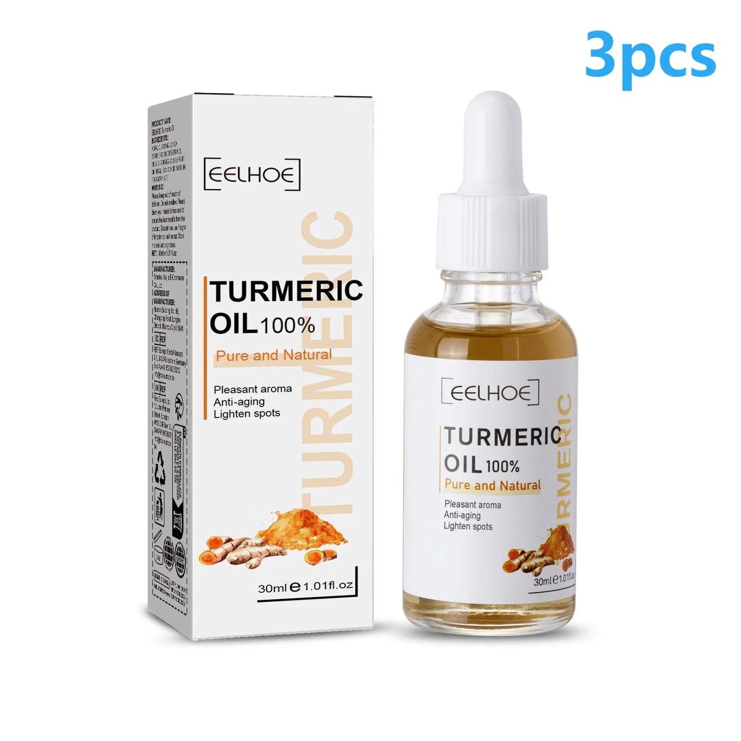 EELHOE Turmeric Face Oil – Brightening & Dark Spot Corrector 30ml