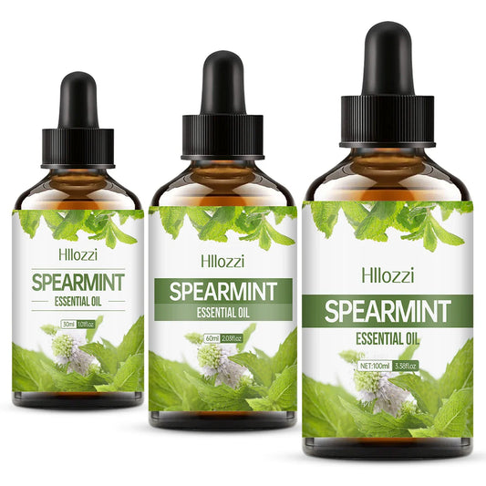 Hllozzi Spearmint Pure Essential Oil | Aromatherapy & DIY Essential Oil Oasis Select