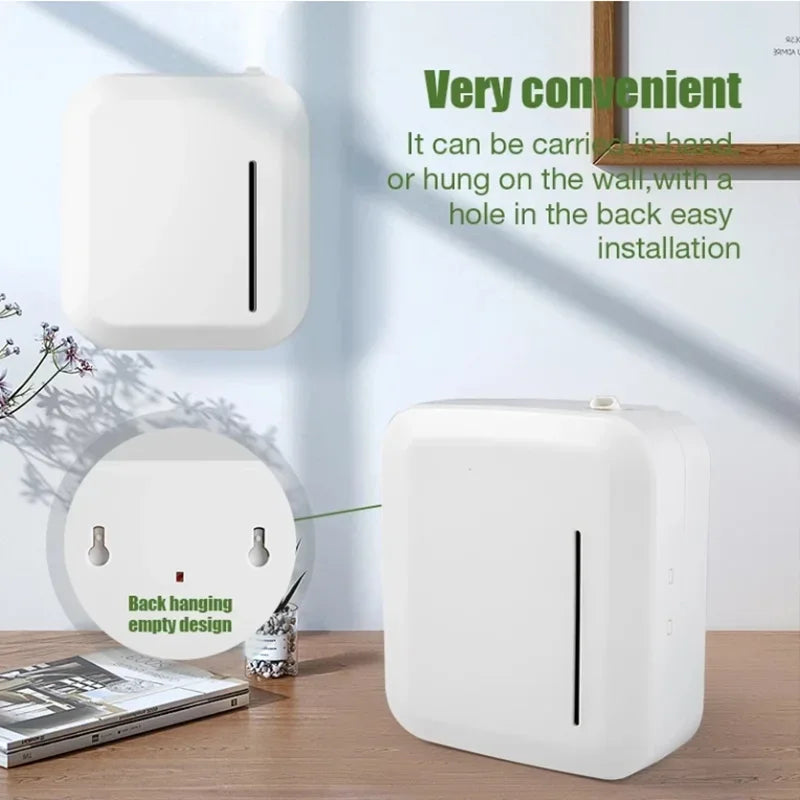 URGGU Waterless Aroma Diffuser – Bluetooth App, 300m³ Coverage