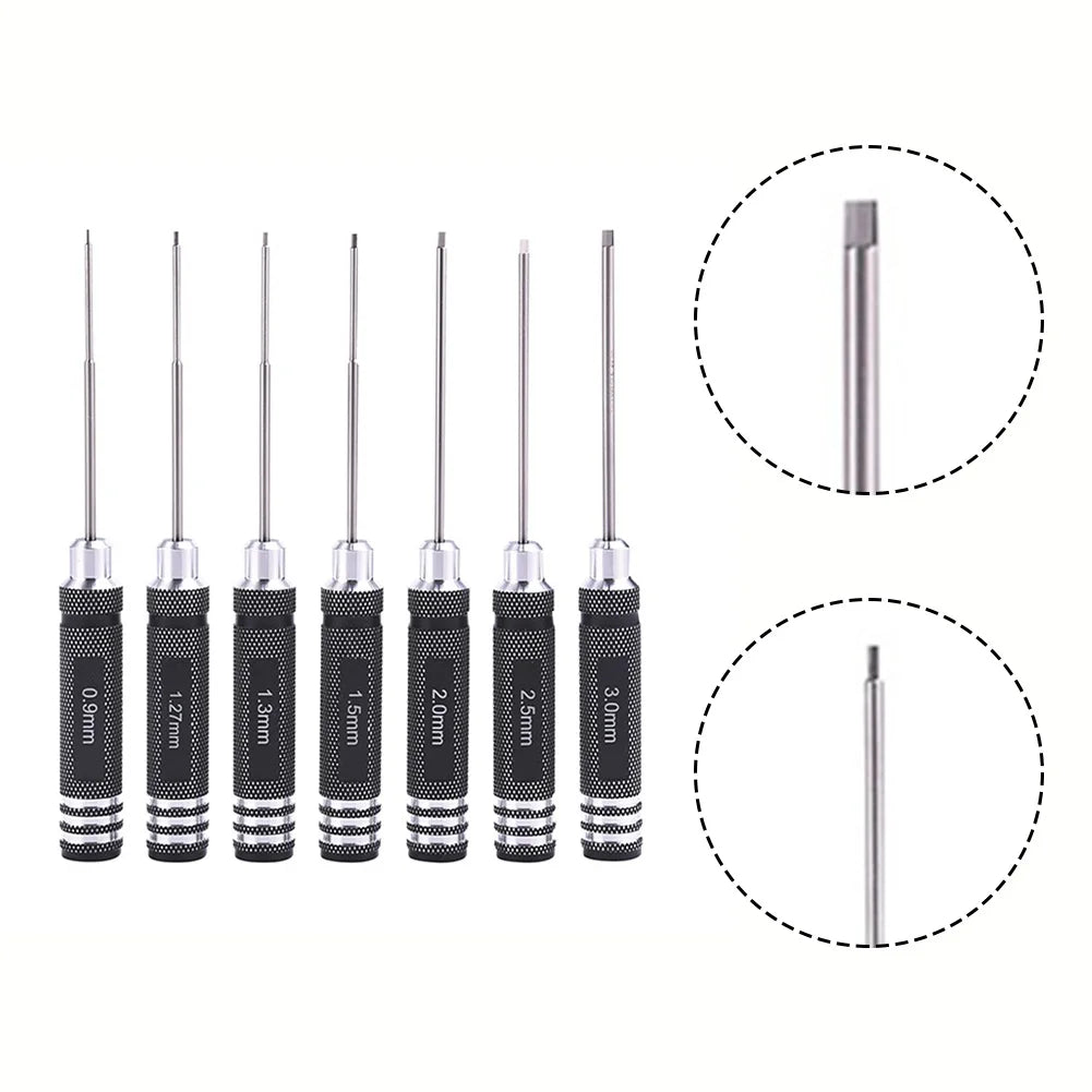 Steel Hexagon Wrench Screwdrivers Tools 0 9- Sizes RC Hobby Vehicles