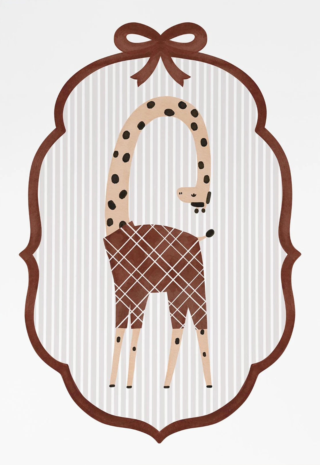 Boho Nursery Canvas Wall Art | Cute Animals Kids Room Decor
