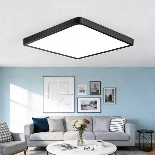 Square Modern LED Ceiling Light 24W–36W | Living & Bedroom LED Ceiling Light Peaceful Pleasures Health and Wellness