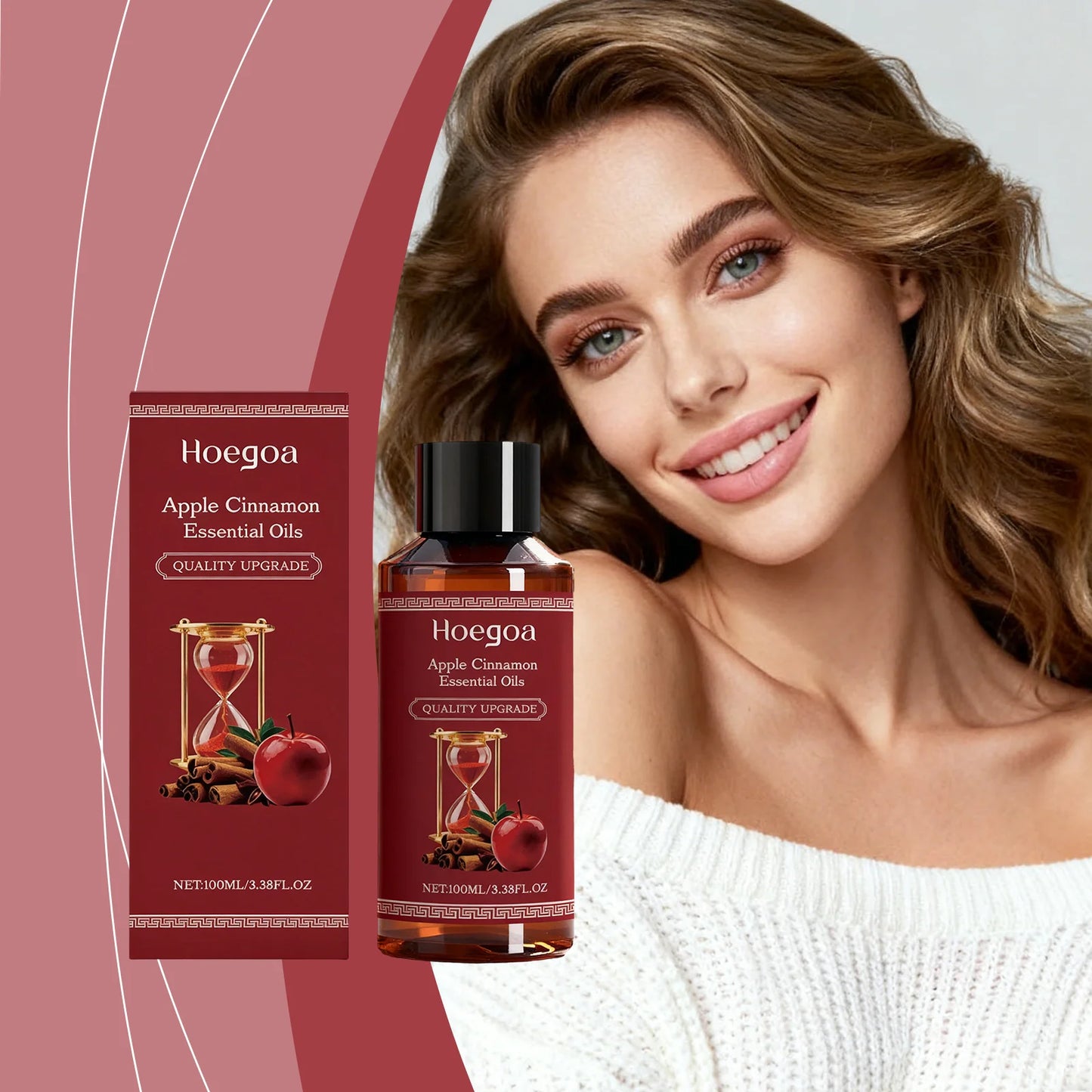 Apple Cinnamon Hair Oil – Scalp Moisture, Shine & Smoothing