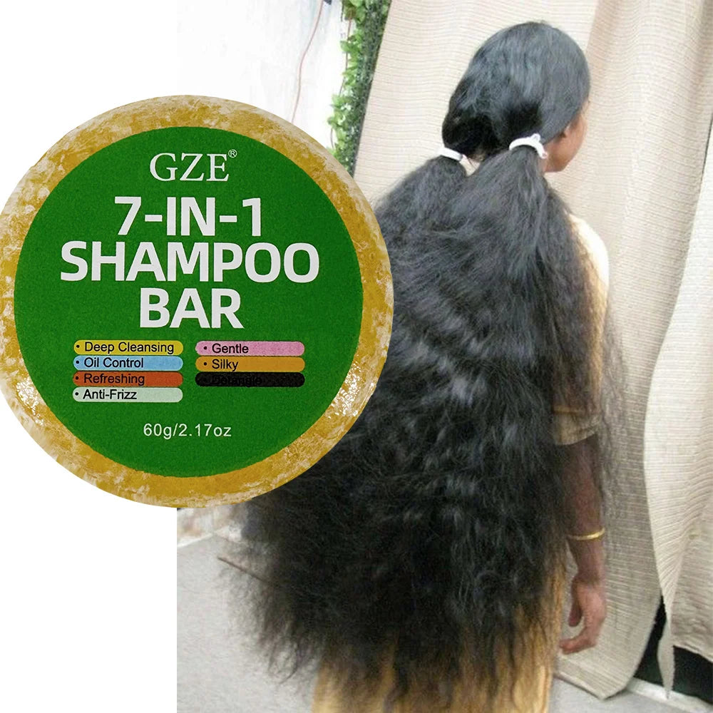 GZE 7-in-1 Shampoo Bar 10-Pack | Anti-Frizz & Oil Control Solid Shampoo Bar Peaceful Pleasures Health and Wellness
