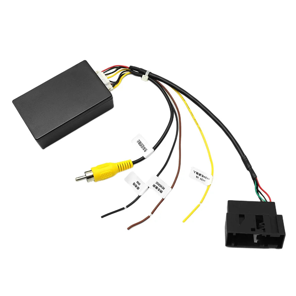 12V Rearview Camera Adapter RGB To AV Reverse Camera Interface Reversing Camera Signal Converter for VW RCD510 RNS510 RNS315 Peaceful Pleasures Health and Wellness