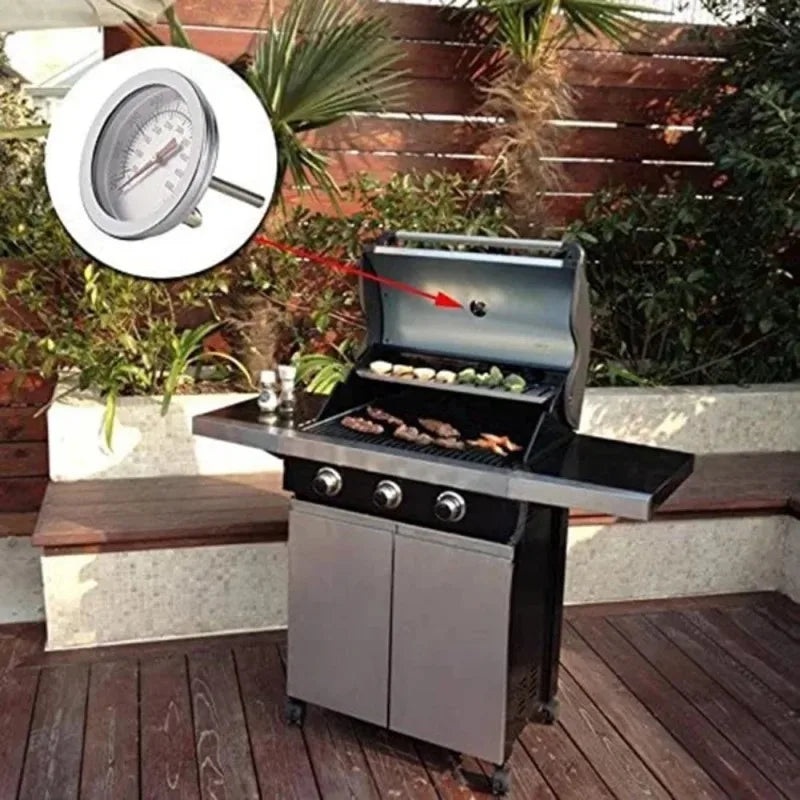 Stainless Steel Oven Thermometer – BBQ & Baking 50–500°C Oven Thermometer Peaceful Pleasures Health and Wellness
