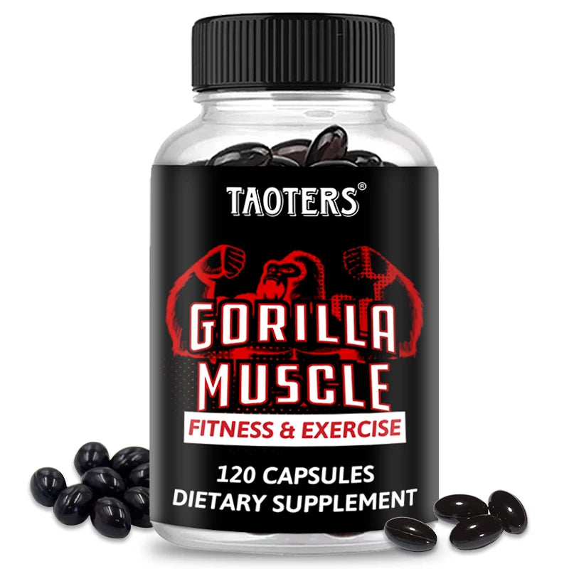 Gorilla Muscle Capsules | Horny Goat Weed, Ginseng & Maca