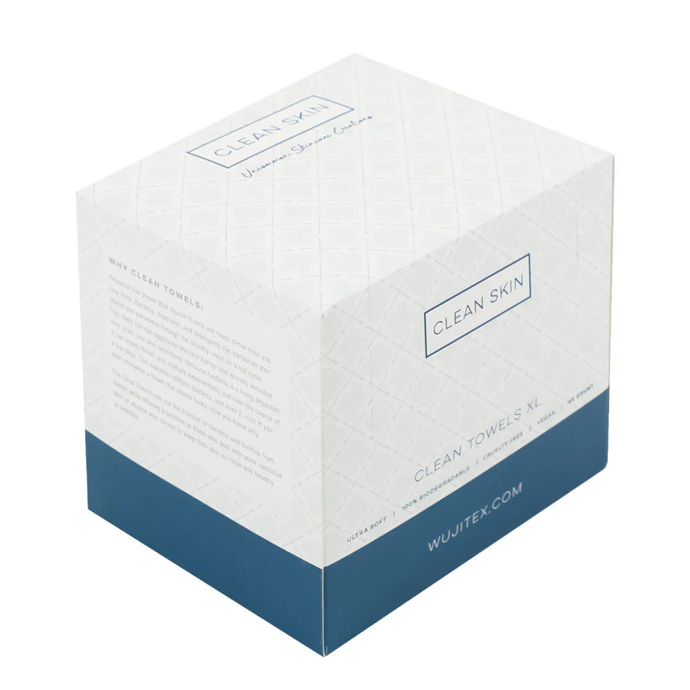 Disposable Biobased Cotton Face Towels – Ultra Soft Makeup Wipes