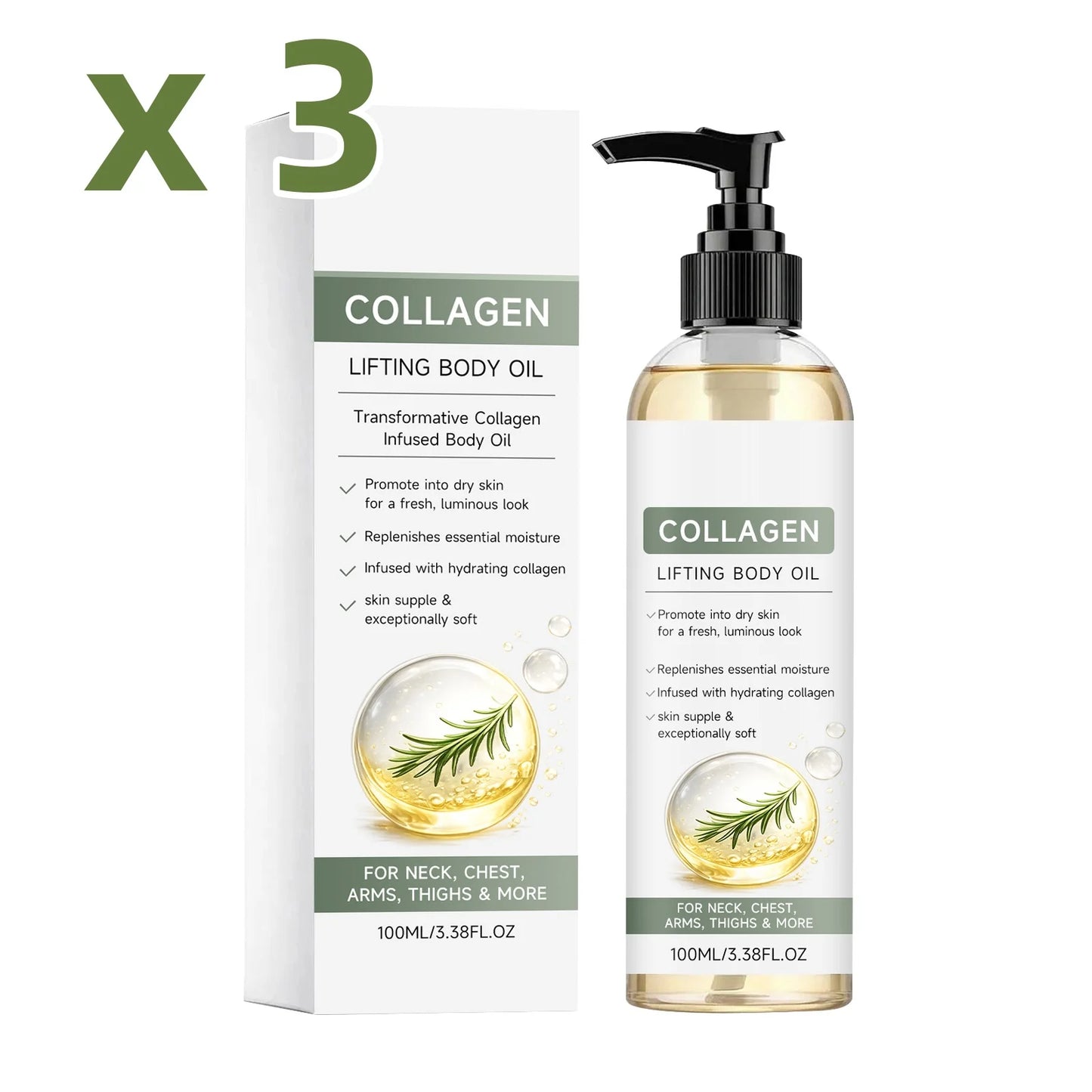 Rosemary Body Oil for Women – Brightening & Nourishing Skin