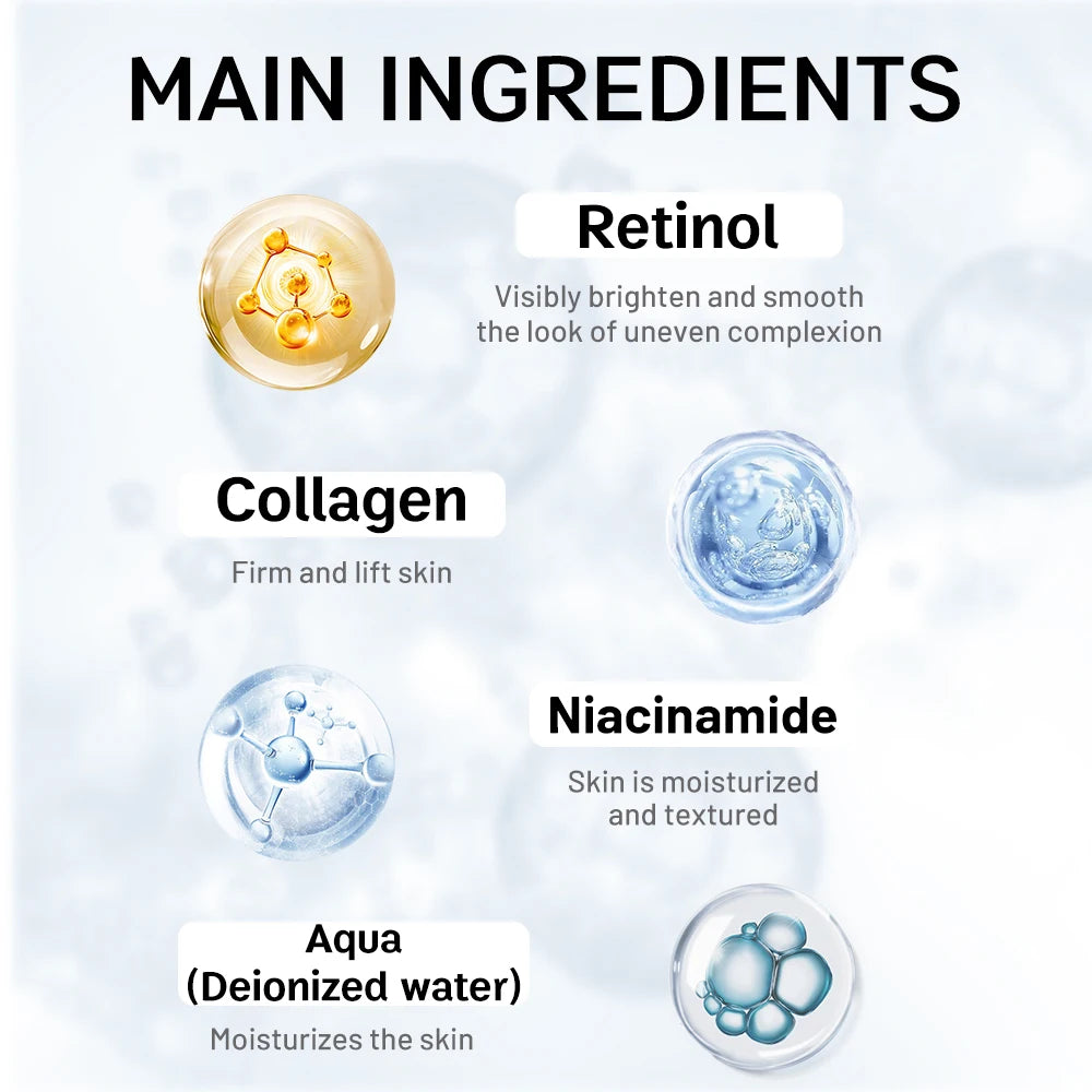 SUYARUN Retinol Collagen Anti-Aging Face Cream - Wrinkle Reduction & Firming Moisturizer with Hyaluronic Acid. Peaceful Pleasures Health and Wellness