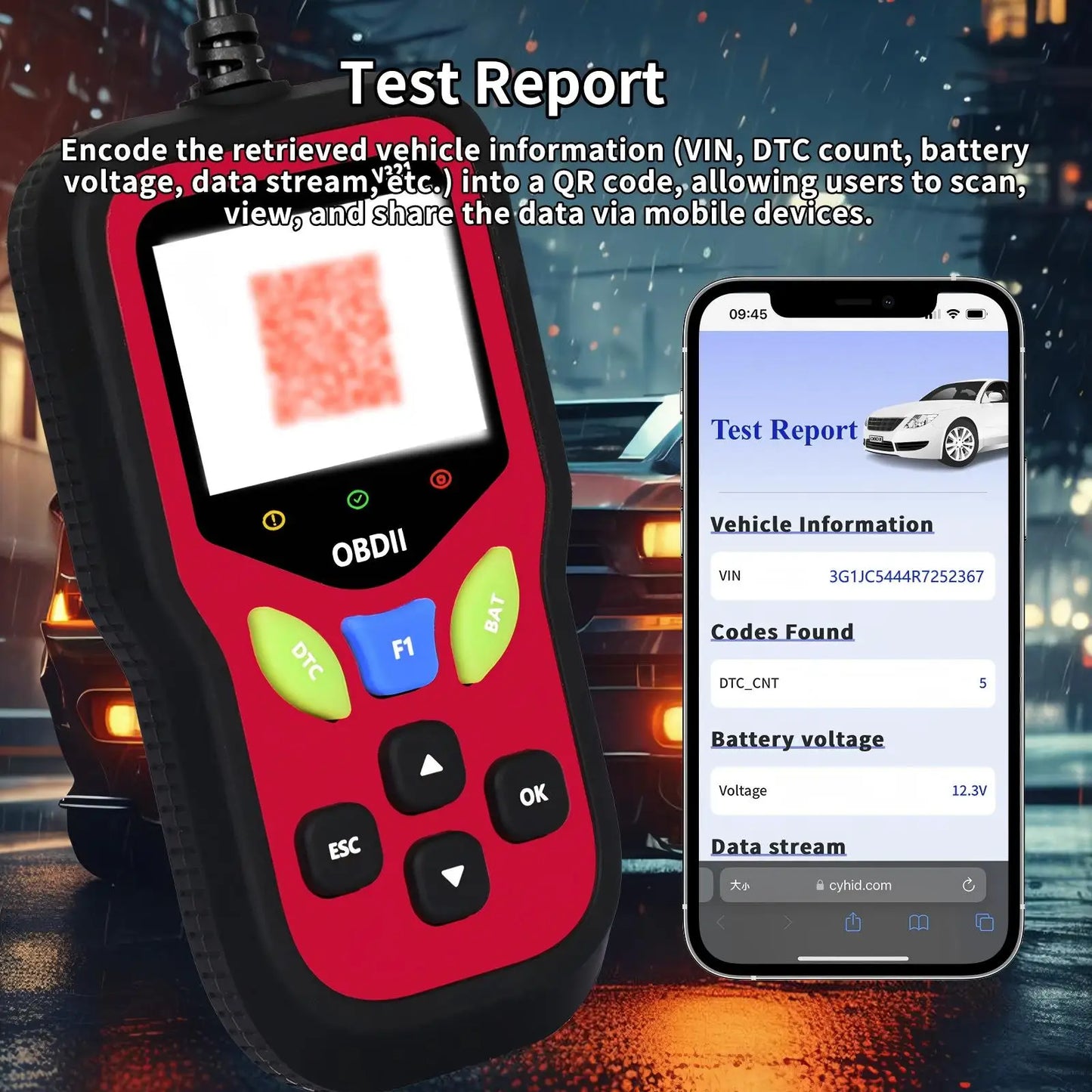 V321 Obd2 Car Diagnostic Tool, Professional Auto Code Reader, Fast Clear Check Engine Light, Real Time Data Stream & Vehicle Sta Peaceful Pleasures Health and Wellness