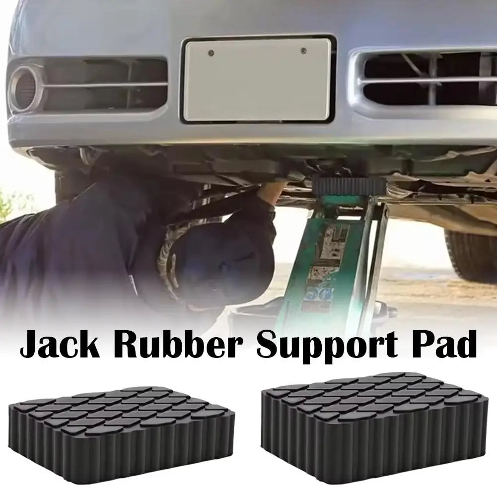 1Pcs Car Jack Rubber Pad Shock Absorbing Non-Slip Lift Support Blocks Height Increasing Chassis Protector Stabilizer For Repair Peaceful Pleasures Health and Wellness