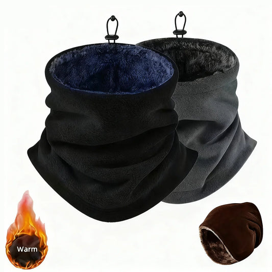 Winter MotorcycleWarm Mask Men Women Fleece Neck Outdoor Warmer Windproof Scarf Camping Hiking Balaclava Cycling Face Mask Peaceful Pleasures Health and Wellness