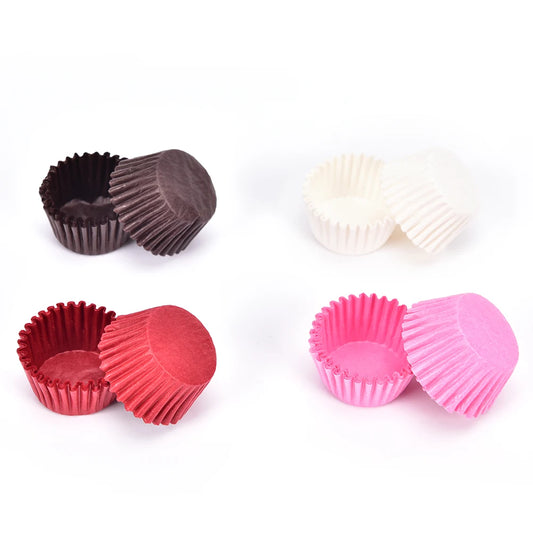 500-Pack Mini Cupcake Paper Liners – Food Grade Baking Cups Paper Cupcake Liners Peaceful Pleasures Health and Wellness