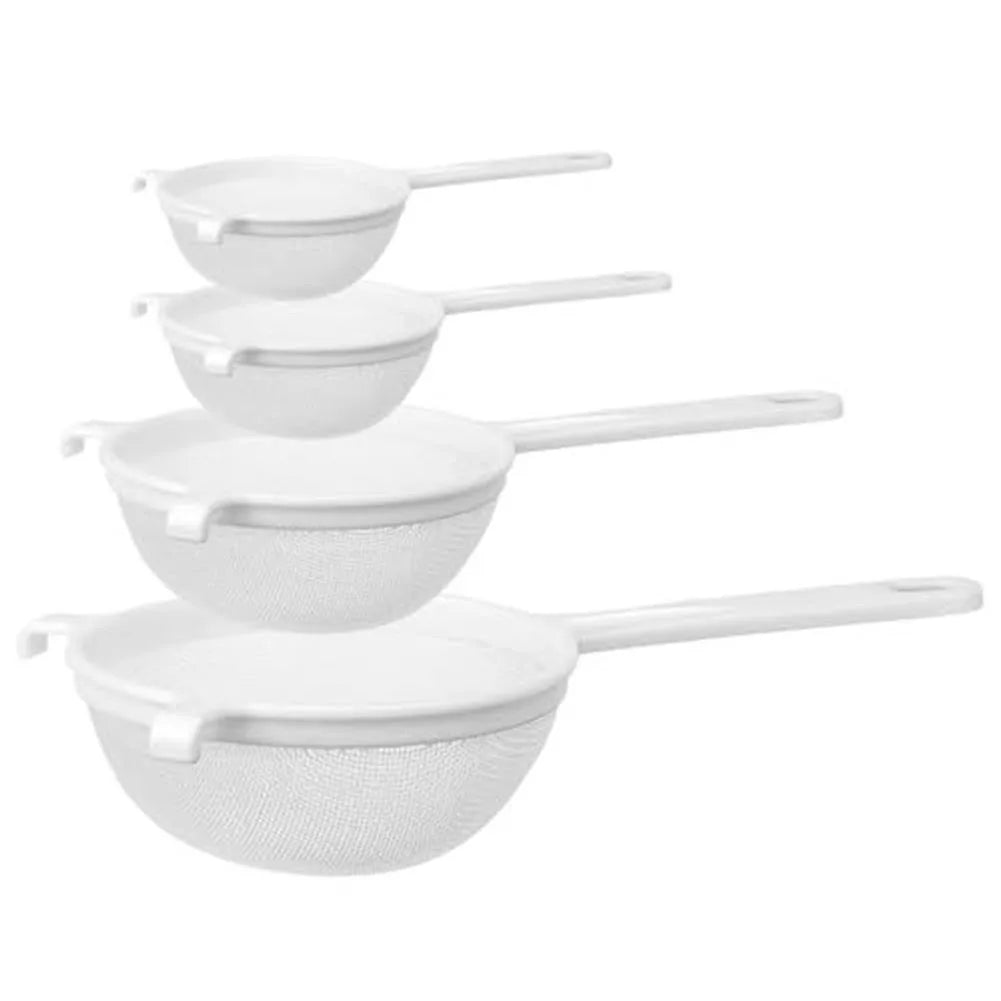 LEENKEA 4-Piece Kitchen Sieve Set – Flour Sifter & Strainer