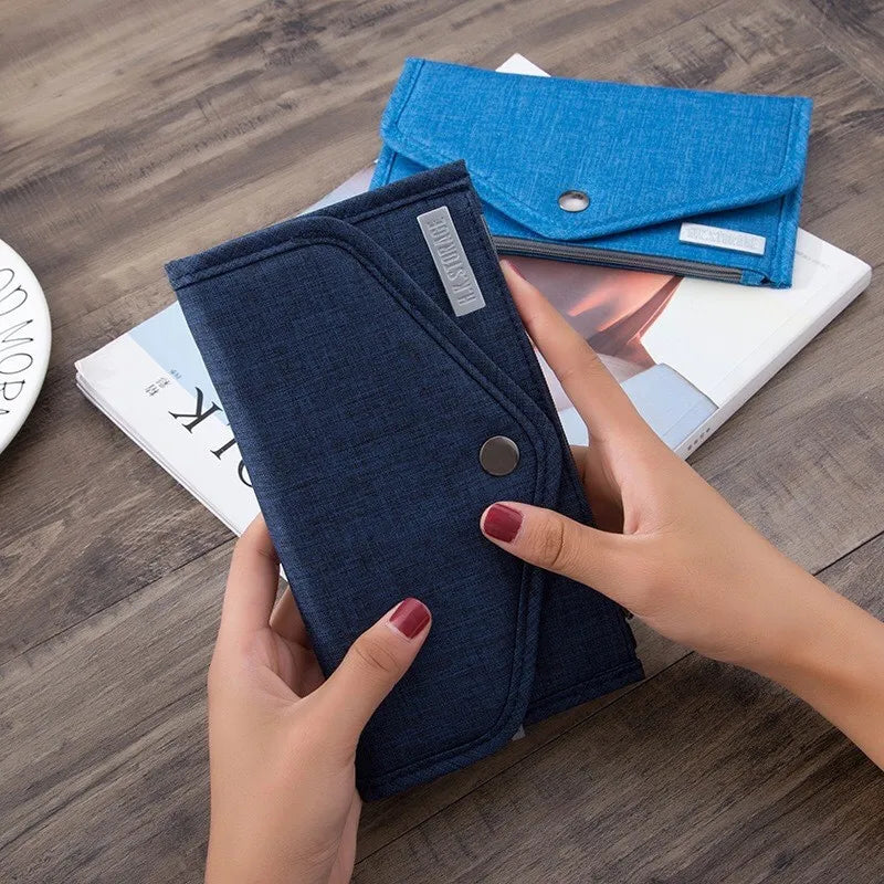 RFID Blocking Passport & Card Travel Organizer Bag