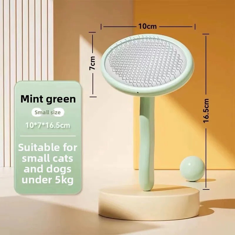 Stainless Steel Dog Grooming Comb | Detangling & Massage Brush
